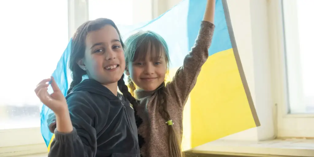 Hilfe für notleidende Kinder in der Ukraine